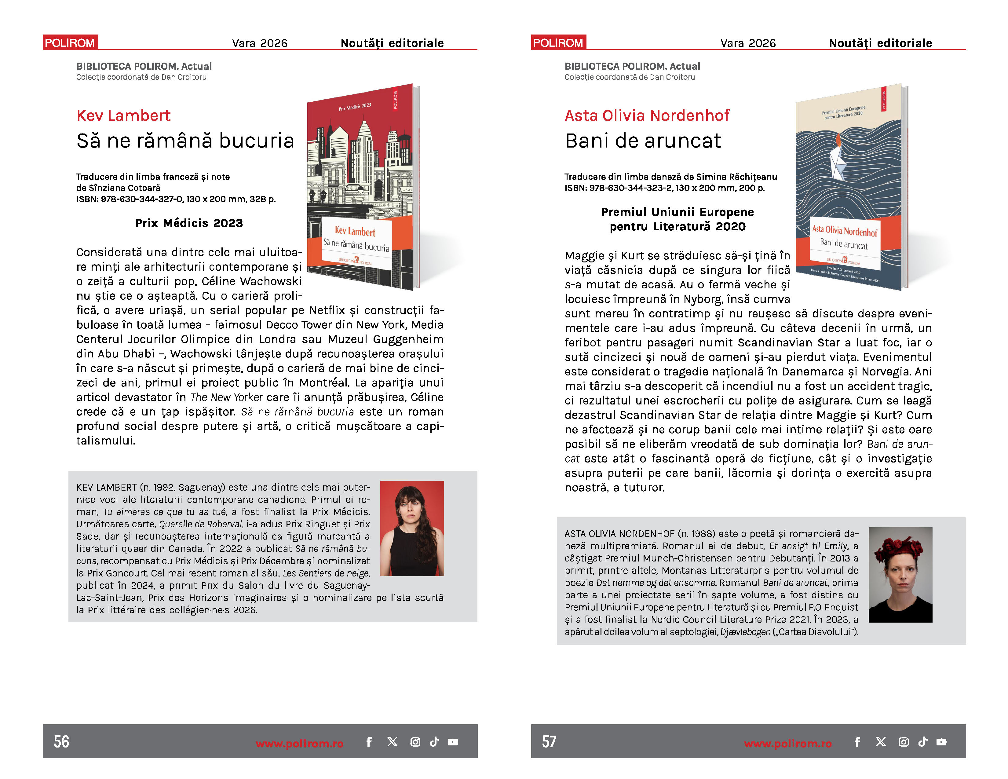 Catalog noutăți vara 2026